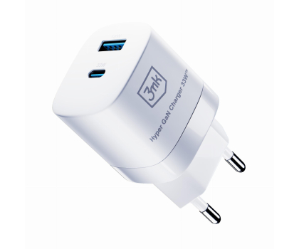 Ładowarka i akumulator 3mk Ładowarka sieciowa Hyper Charger 33W GAN